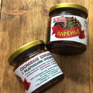 Варенье Сосновая шишка с с кедровым орехом